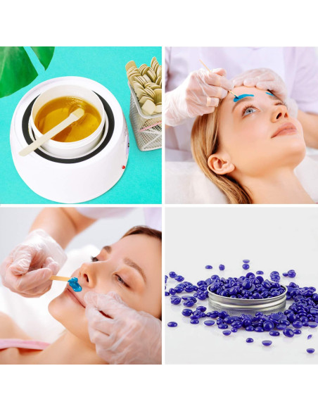 Palitos de Cera Mibly 200 Pcs para Depilación Facial y Cuerpo