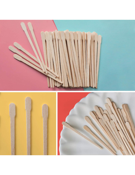 Palitos de Cera Mibly 200 Pcs para Depilación Facial y Cuerpo