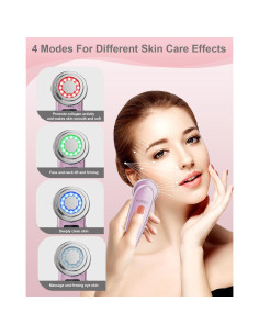 Masajeador Facial Eléctrico VOFEL 4 en 1 Rosa - Anti Envejecimiento 2