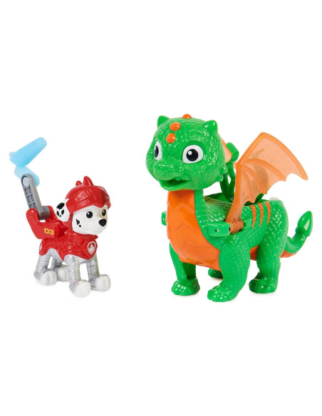 Figuras de Acción Paw Patrol Marshall y Dragón Jade Figuras de Acción Paw Patrol Marshall y Dragón Jade