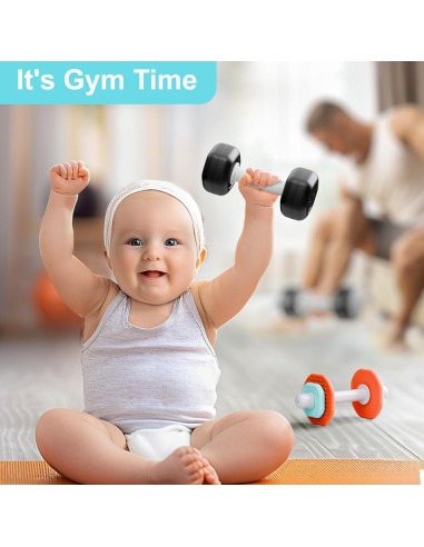 Conjunto de Sonajeros para Bebés iPlay, iLearn - Gimnasio 4 PCS