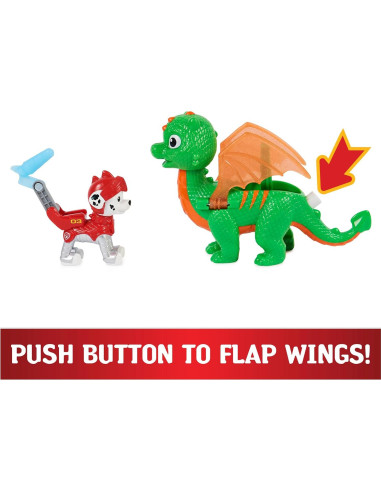 Figuras de Acción Paw Patrol Marshall y Dragón Jade