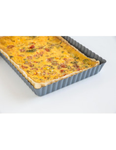 Molde Rectangular Antiadherente Fox Run 28x18 cm para Tartas 2