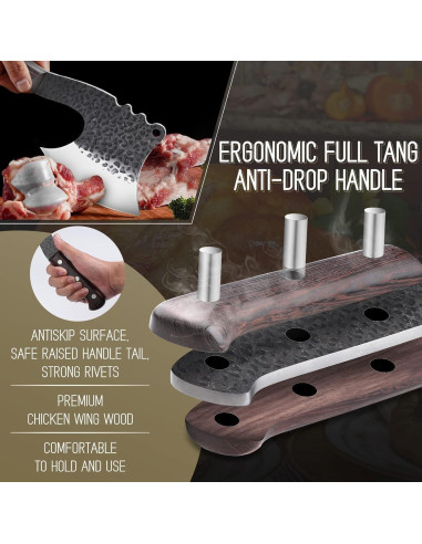 Cuchillo de Hacha de Hueso Freelander 63.5 cm Acero Carbono