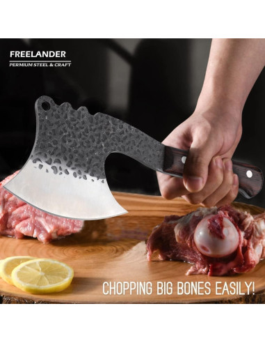 Cuchillo de Hacha de Hueso Freelander 63.5 cm Acero Carbono