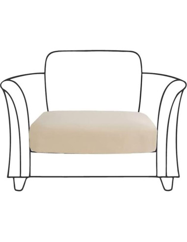 Funda Impermeable para Cojín de Sofá HOOBUY Beige 1pc