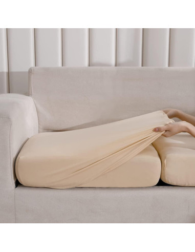 Funda Impermeable para Cojín de Sofá HOOBUY Beige 1pc
