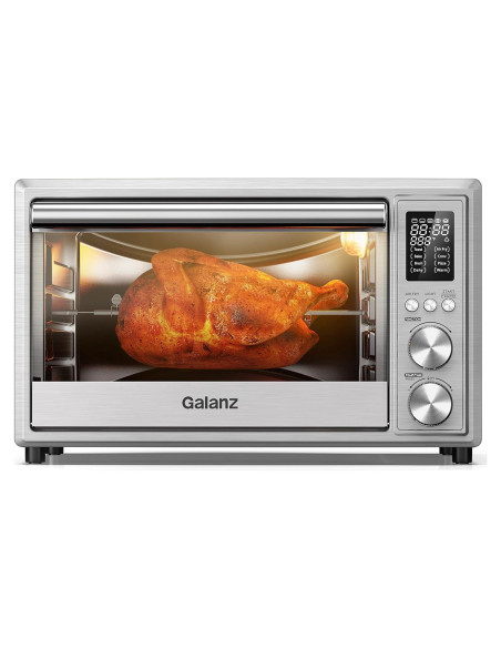 Horno Tostador Digital Galanz 30L 8 en 1 con Freír al Aire