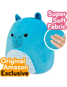 Peluche Squishmallows Kenji Capibara Azul 25cm - Jazwares 2