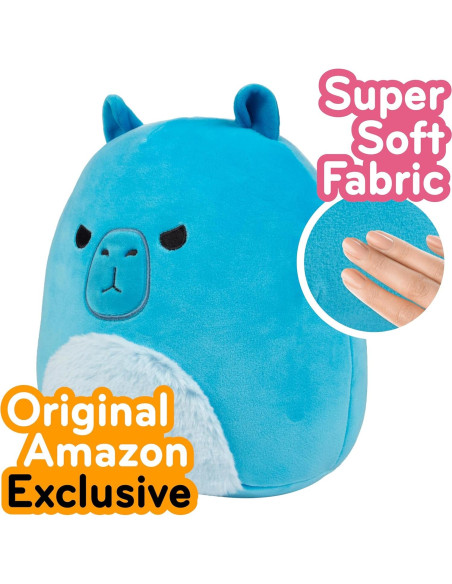 Peluche Squishmallows Kenji Capibara Azul 25cm - Jazwares
