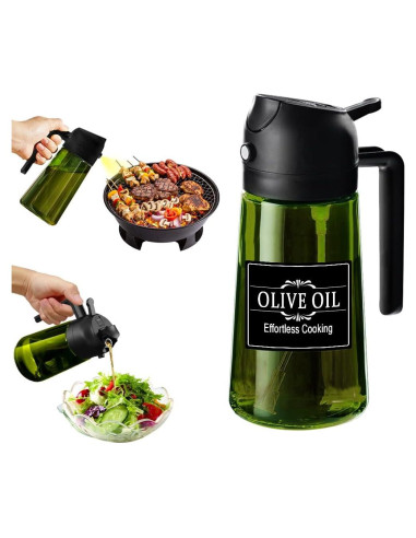 Botella dispensadora de aceite 2 en 1 LINGYULG 470ml