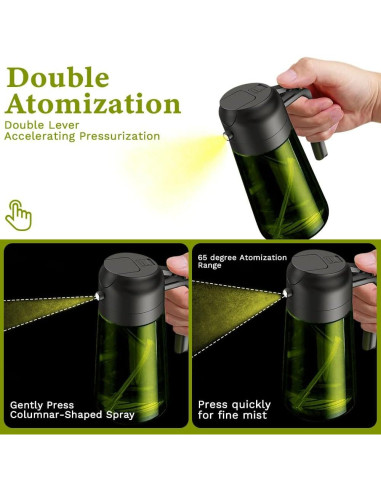 Botella dispensadora de aceite 2 en 1 LINGYULG 470ml