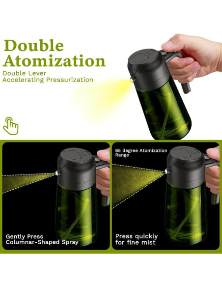 Botella dispensadora de aceite 2 en 1 LINGYULG 470ml