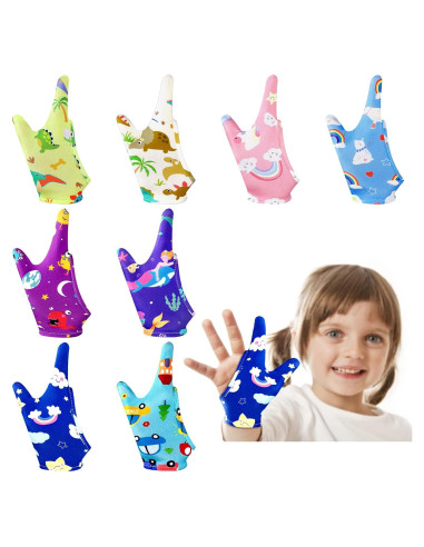 Guantes Antisucio para Niños Janmercy 16 Pcs 3-6 Años