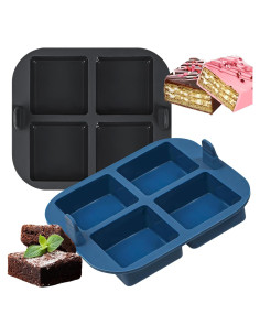 Molde de Silicona Antiadherente Webake 4 Cavidades 18x16cm
