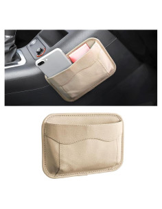 Organizador lateral para asiento de coche Osilly Beige 17x12 cm