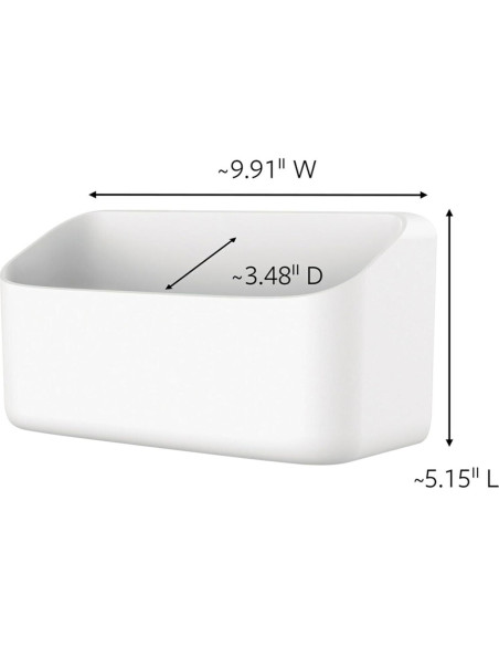 Caddy de Organización Command 4.5 kg Blanco 25.2x8.9 cm