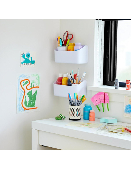 Caddy de Organización Command 4.5 kg Blanco 25.2x8.9 cm