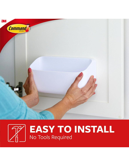 Caddy de Organización Command 4.5 kg Blanco 25.2x8.9 cm