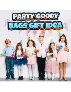 Pelotas Antiestrés Bedwina - Paquete de 6 Neón para Niños 2