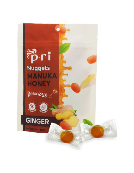 Caramelos Duro de Miel de Manuka y Jengibre PRI 85g