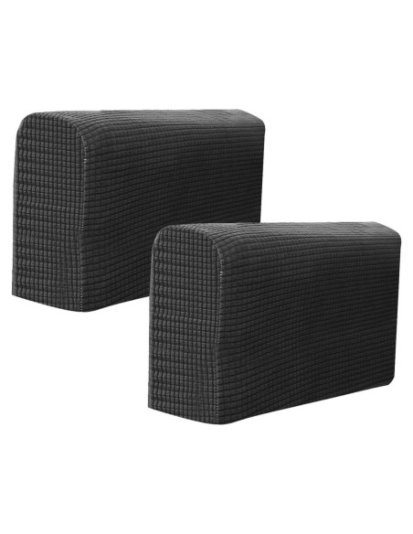 Funda Protectora de Reposabrazos BESPORTBLE 2 Piezas Negro