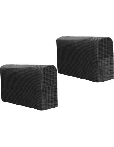 Funda Protectora de Reposabrazos BESPORTBLE 2 Piezas Negro