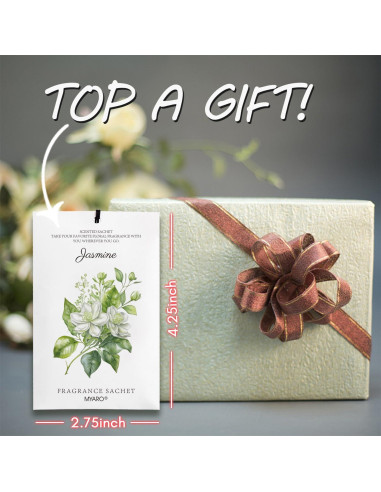 MYARO 12 Bolsitas Aromáticas Florales - 6 Aromas Duraderos