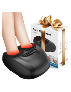 Masajeador de Pies Shiatsu Ehightop con Calor y Control Remoto