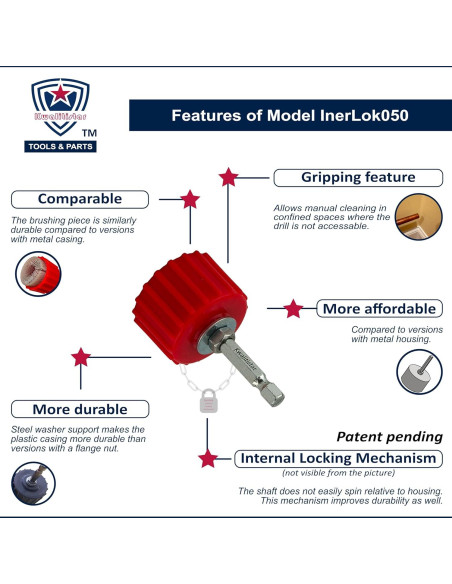 Juego de Limpiadores de Tubos de Cobre Kwalitistar 1/2" - 4PC