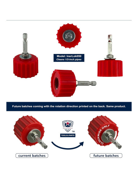 Juego de Limpiadores de Tubos de Cobre Kwalitistar 1/2" - 4PC