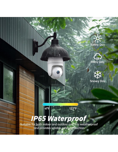 Cámara de Seguridad Bombilla Noahcam 2K Inalámbrica 360