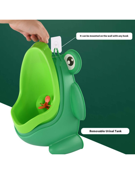 Orinal de Entrenamiento para Niños Rana Verde - 1000ml