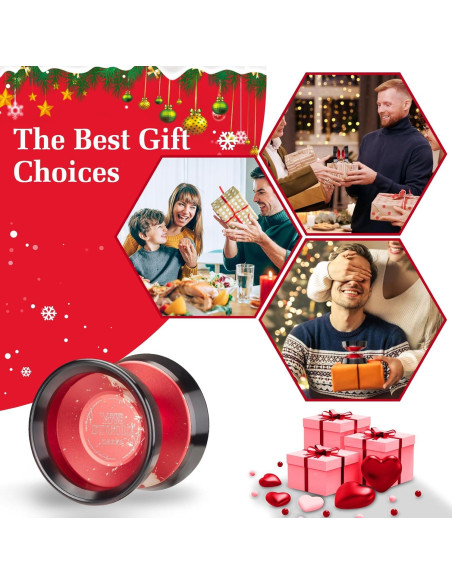 Yoyo Profesional YOYOSTUDIO X032A Rojo y Plata con Cuerdas