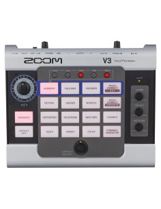 Procesador Vocal Zoom V3 - Efectos de Estudio, Batería