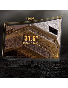 Monitor Curvo ASUS TUF Gaming 31.5" QHD 165Hz FreeSync 2