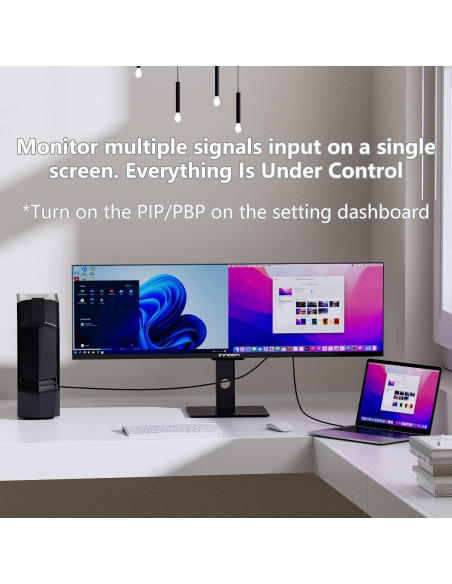 Monitor Ultrawide INNOCN 44" 3840x1080p 120Hz IPS FreeSync