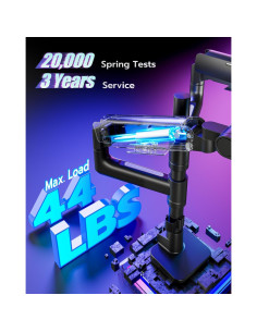 Soporte Doble Vertical ARES WING para Monitores 17-49" Negro 2