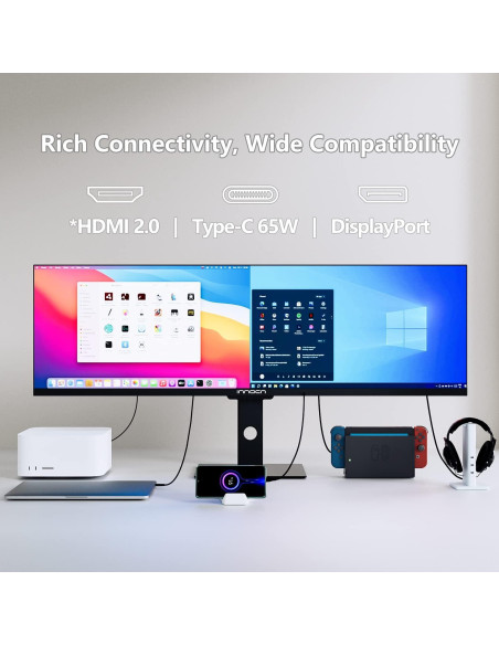 Monitor Ultrawide INNOCN 44" 3840x1080p 120Hz IPS FreeSync