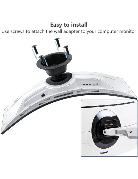Soporte de Monitor Montaje en Pared Tjyuze para Samsung Odyssey G9 57"