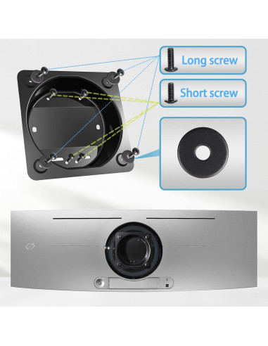 Soporte de Montaje en Pared Tjyuze para Samsung OLED G9 49"