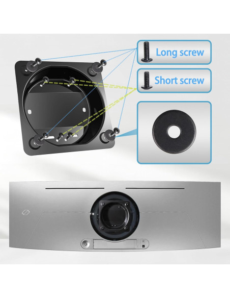 Soporte de Montaje en Pared Tjyuze para Samsung OLED G9 49"