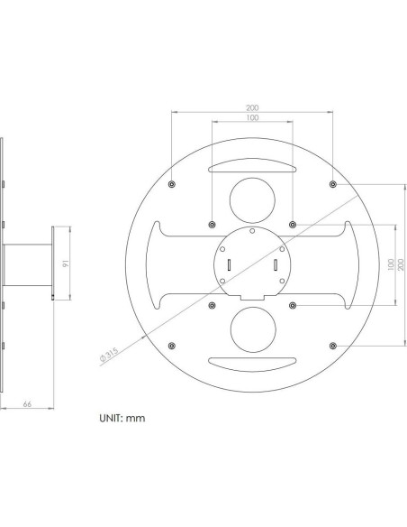 Adaptador VESA Gladiator Joe para Samsung 49" Odyssey Neo G9
