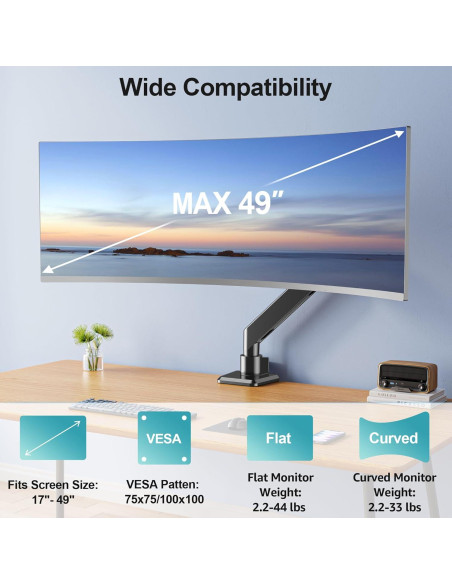 Soporte de Monitor MOUNT PRO para Pantallas Ultrawide 49"