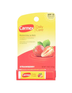 Bálsamo Labial en Barra Carmex Fresa 3 Unidades SPF 15