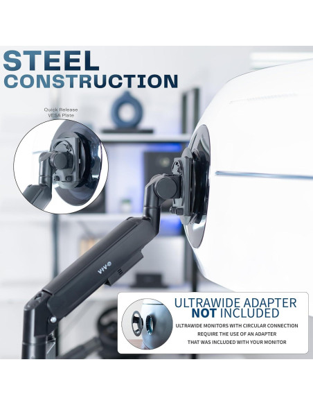 Soporte de Monitor Ultrawide VIVO STAND-GT57T hasta 26.9 kg Soporte de Monitor Ultrawide VIVO STAND-GT57T hasta 26.9 kg