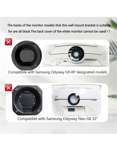 Adaptador de Montaje en Pared Samsung Odyssey G7 27-49"