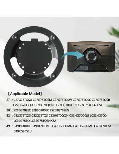 Adaptador de Montaje en Pared Samsung Odyssey G7 27-49"
