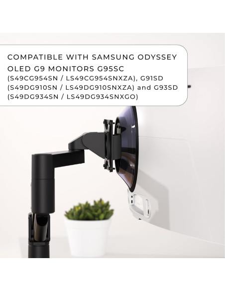 Adaptador VESA HumanCentric para Monitores Samsung Odyssey G9 49"