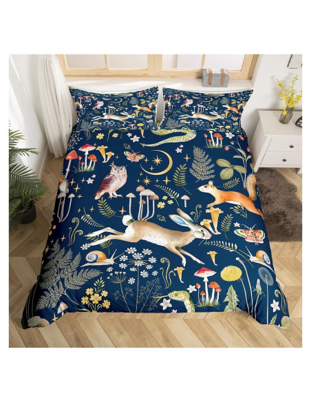 Funda de Edredón Individual Castle Fairy Animales Bohemia